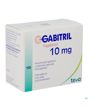 Gabitril comp pell 100 x 10 mg