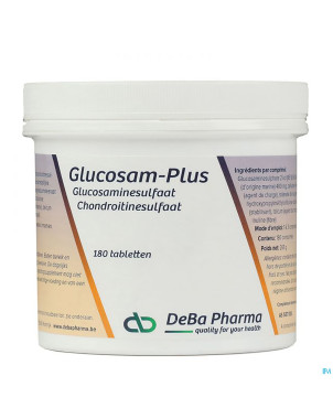 Glucosam-plus    comp 180    deba