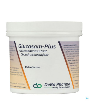 Glucosam-plus    comp 180    deba