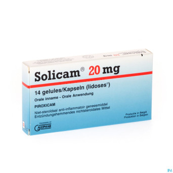 Solicam caps. 14 x 20 mg
