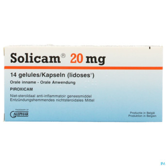 Solicam caps. 14 x 20 mg