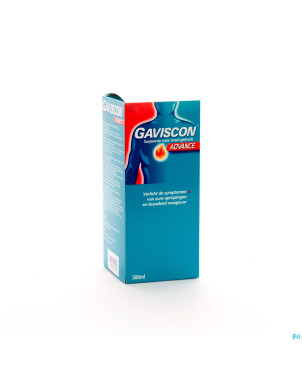 Gaviscon advance susp 500 ml