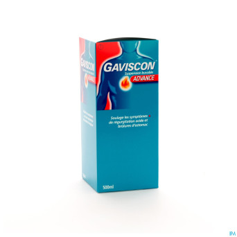Gaviscon advance susp 500 ml