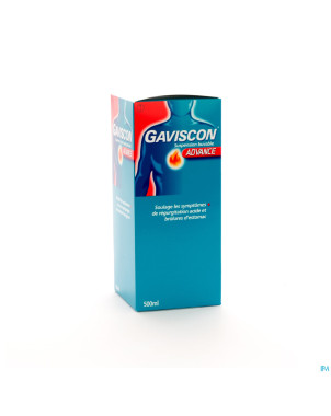 Gaviscon advance susp 500 ml