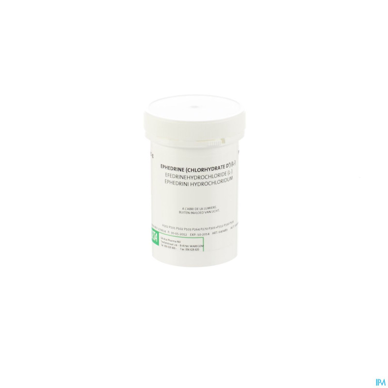 Ephedrine l- hcl pdr    25g aca