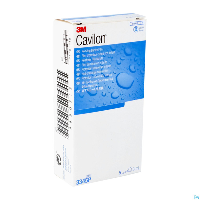 Cavilon film swabs 5x3ml 3345p