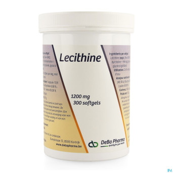 Lecithine    caps 300x1200mg    deba