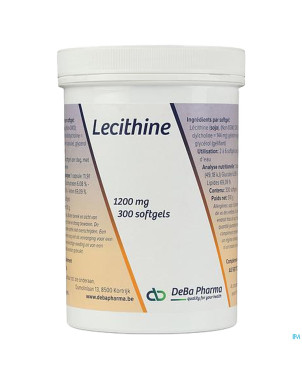 Lecithine    caps 300x1200mg    deba