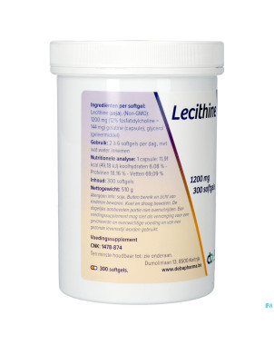Lecithine    caps 300x1200mg    deba