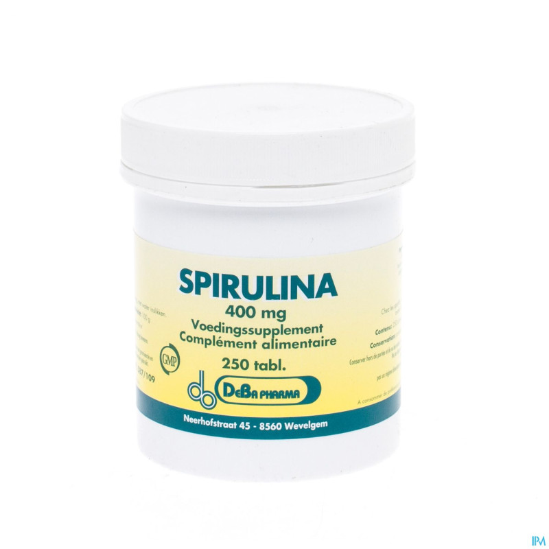 Spirulina    comp  250x400mg    deba