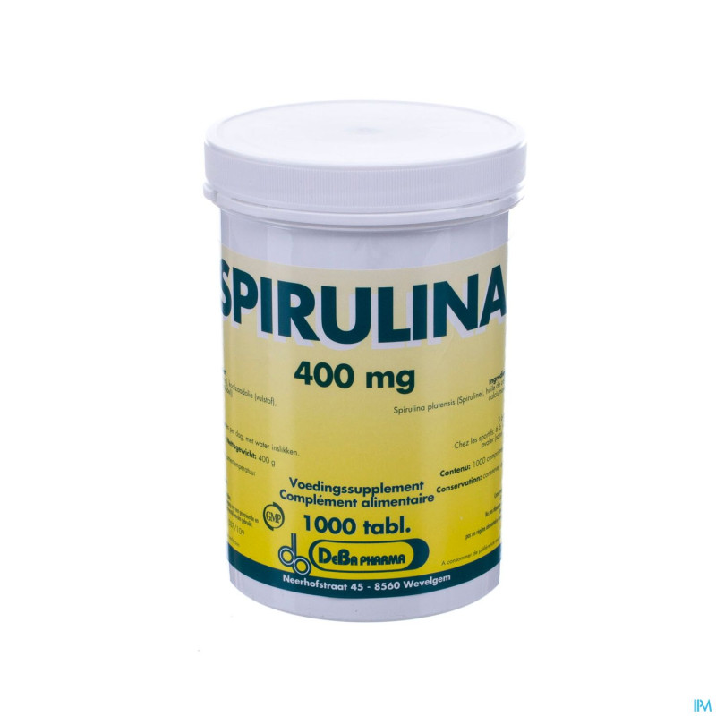 Spirulina    comp 1000x400mg    deba