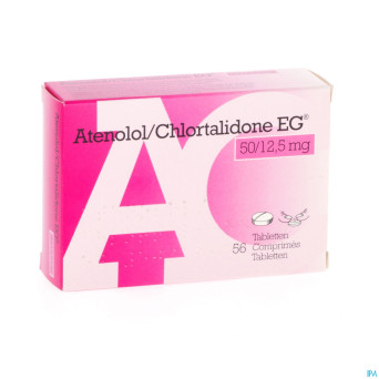 Atenolol chlortal eg comp  56x50mg/12,5 mg