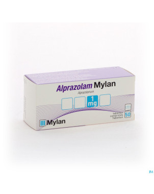 Alprazolam mylan 1,00mg comp 50x1,00mg