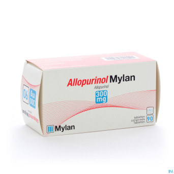 Allopurinol mylan 300 mg comp  90 x 300 mg