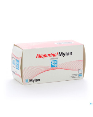 Allopurinol mylan 300 mg comp  90 x 300 mg
