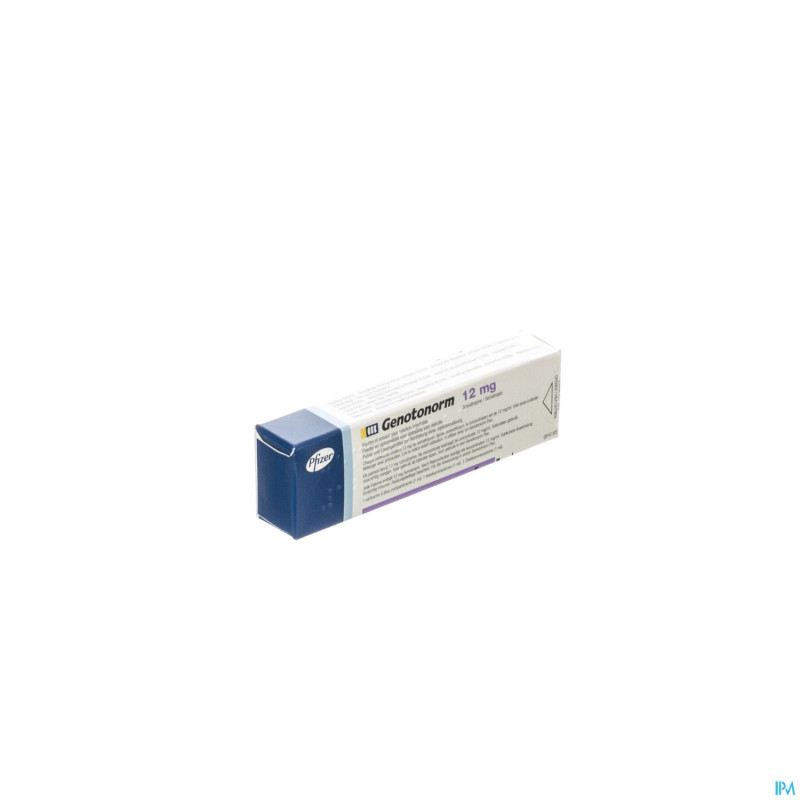 Genotonorm vial sc 12 mg+cons12mg