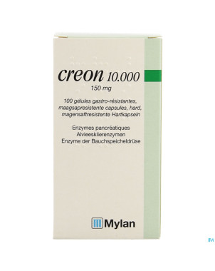 Creon 10000 caps gastroresist 100 x 150 mg