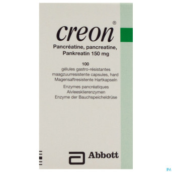 Creon 10000 caps gastroresist 100 x 150 mg