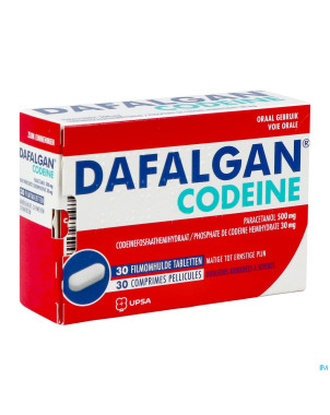 Dafalgan codeine 500mg tabl 30