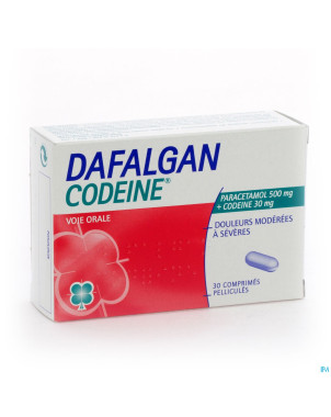 Dafalgan codeine 500mg tabl 30
