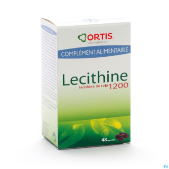 Ortis lecithine 1200    caps 48x1667mg