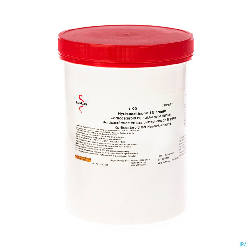 Hydrocortison acet. 1% cr   1kg fag