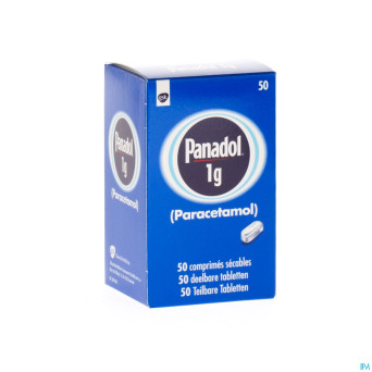 Panadol bottle comp 50x1g
