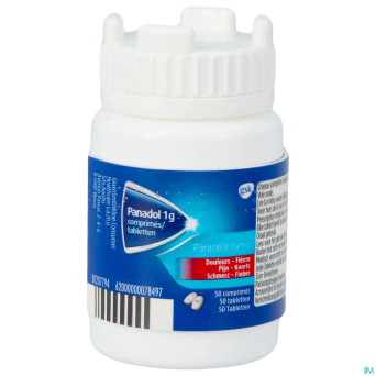 Panadol bottle comp 50x1g