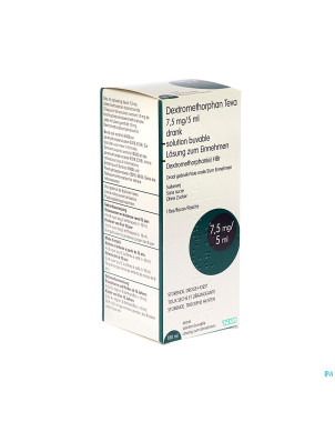 Dextromethorphan teva sol per os 180 ml