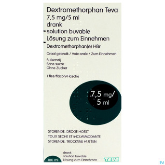 Dextromethorphan teva sol per os 180 ml