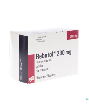 Rebetol harde caps 168x200mg