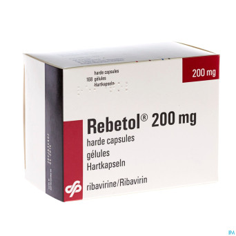 Rebetol harde caps 168x200mg