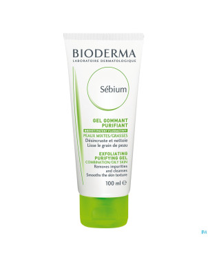 Bioderma sebium gommant gel peau grasse    100ml