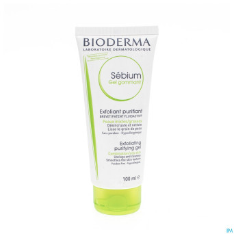 Bioderma sebium gommant gel peau grasse    100ml