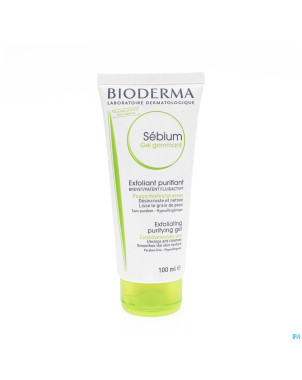 Bioderma sebium gommant gel peau grasse    100ml