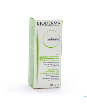 Bioderma sebium gommant gel peau grasse    100ml