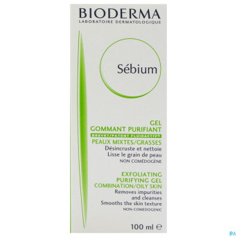 Bioderma sebium gommant gel peau grasse    100ml