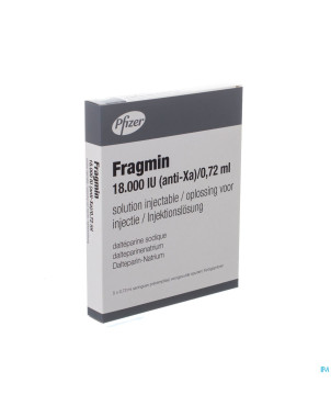 Fragmin 18000 iu anti xa 0,72 ml/5