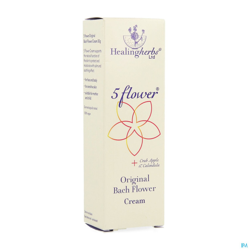 Healing herbs 5 flow.remedy creme    pot 28g