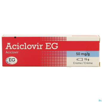 Aciclovir eg creme 15 gr