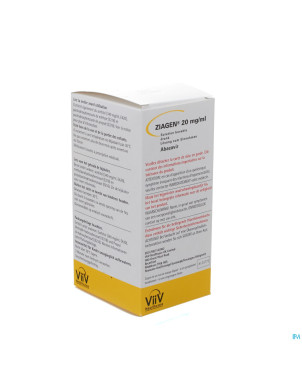 Ziagen solution buv 240ml 20mg/ml