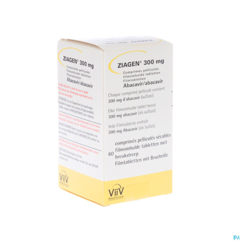 Ziagen tabl 60 x 300 mg