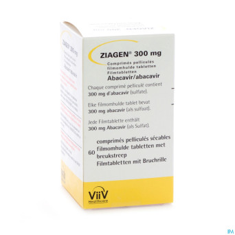 Ziagen tabl 60 x 300 mg