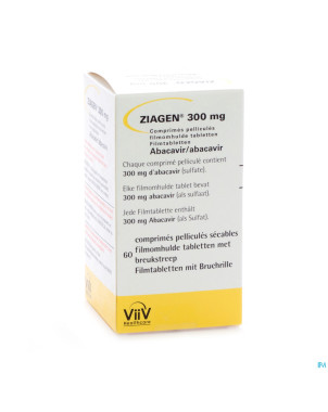 Ziagen tabl 60 x 300 mg