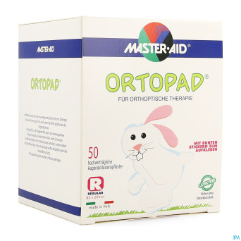 Ortopad blancregular pans oculaire 50