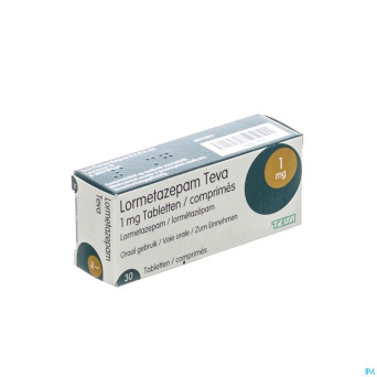 Lormetazepam teva tabl 30 x 1 mg