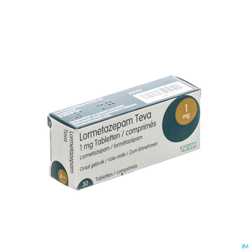 Lormetazepam teva tabl 30 x 1 mg