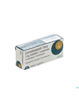 Lormetazepam teva tabl 30 x 1 mg