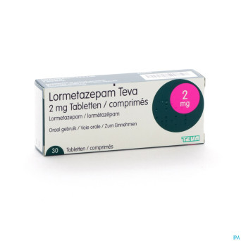 Lormetazepam teva tabl 30 x 2 mg