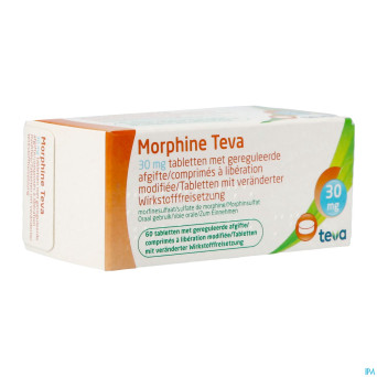 Morphine teva  30 comp 60x 30mg